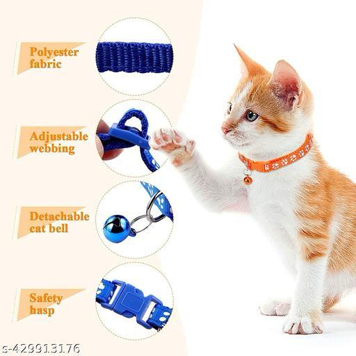 Pedigone 2 Pieces Cat Collars (Random Colours)