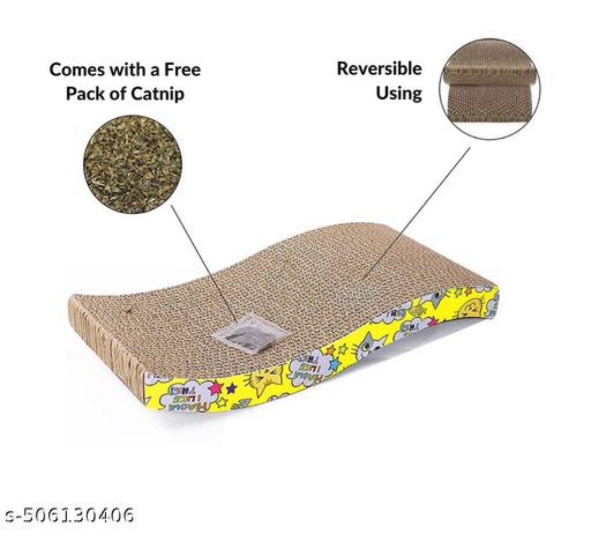 Cat Scratch Pad with Catnip